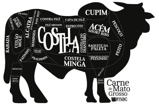 Conheça os tipos de corte da carne brasileira - Imac - Instituto Mato-Grossense da Carne
